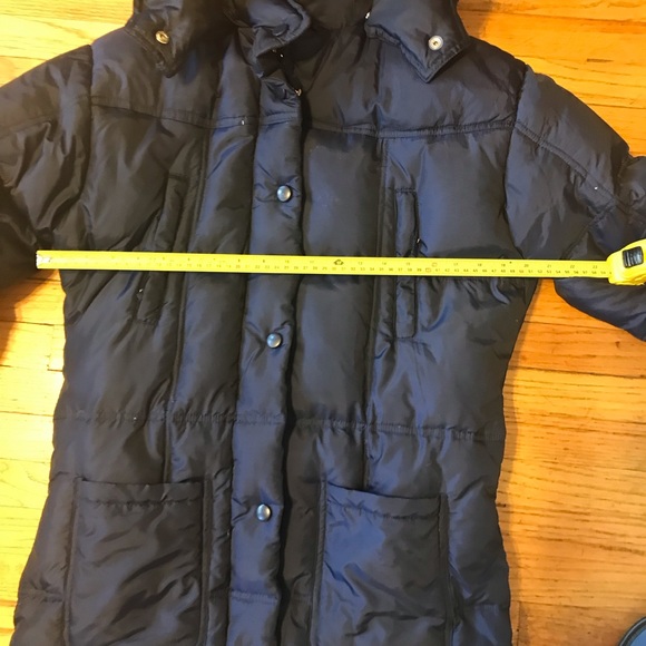 Gary Jacob down and feather super warm long Winter jacket parka size M - Picture 8 of 8